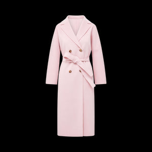 Nicola Cashmere Coat in Pink