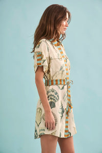 The Nicole Dress in Somers Shell Cream. 