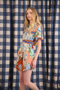 Nicole Dress in Sundance Tile