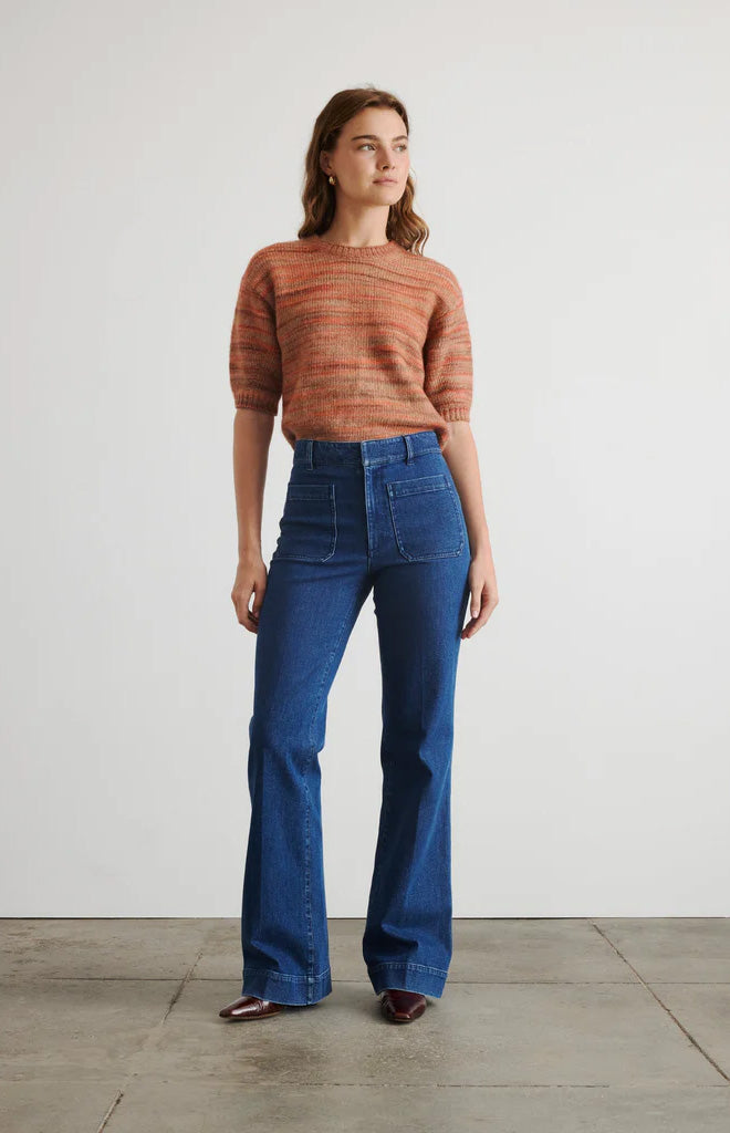 Nicole Pant in Classic Indigo Blue