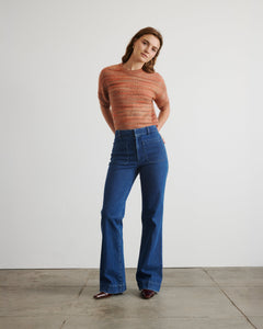 Nicole Pant in Classic Indigo Blue