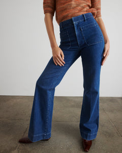 Nicole Pant in Classic Indigo Blue