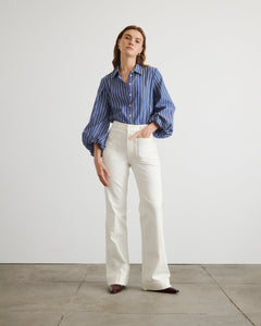 Nicole Pant in Chalk