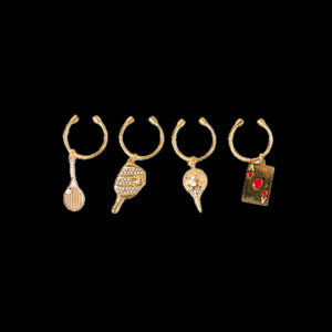 Country Club Wine Charm Bundle, Set of 4