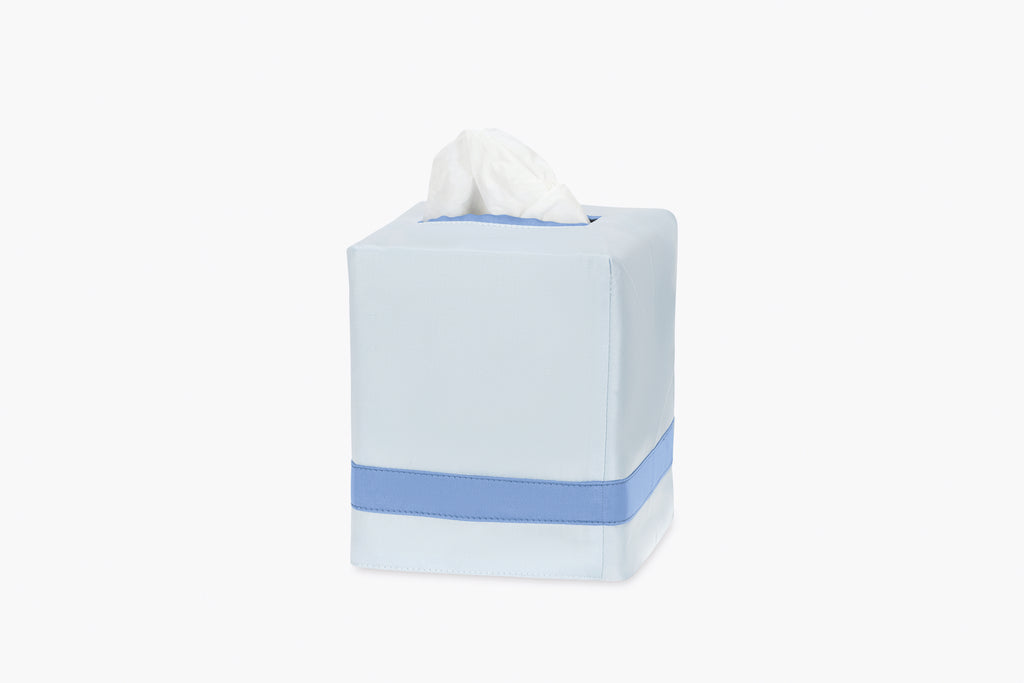 Nocturne Tissue Box Cover in Blue/Azure
