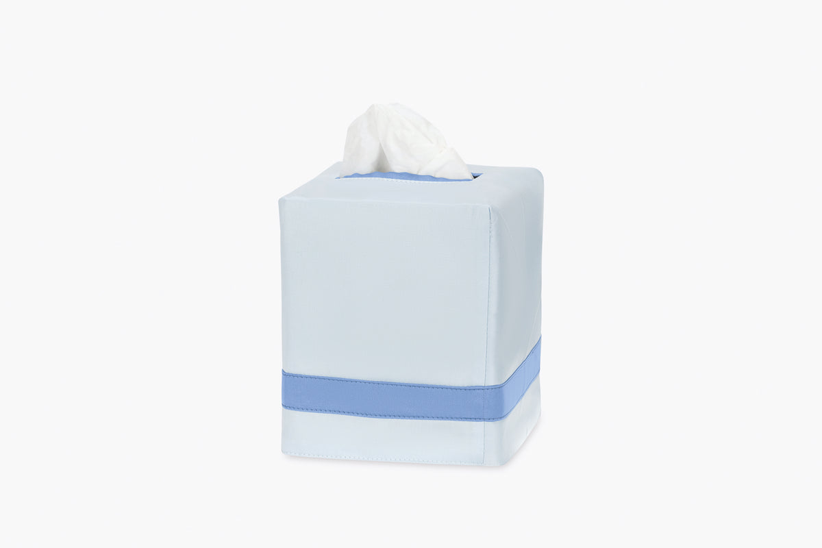 Nocturne Tissue Box Cover in Blue/Azure