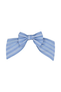 Riviera Blue Stripe Hair Clip
