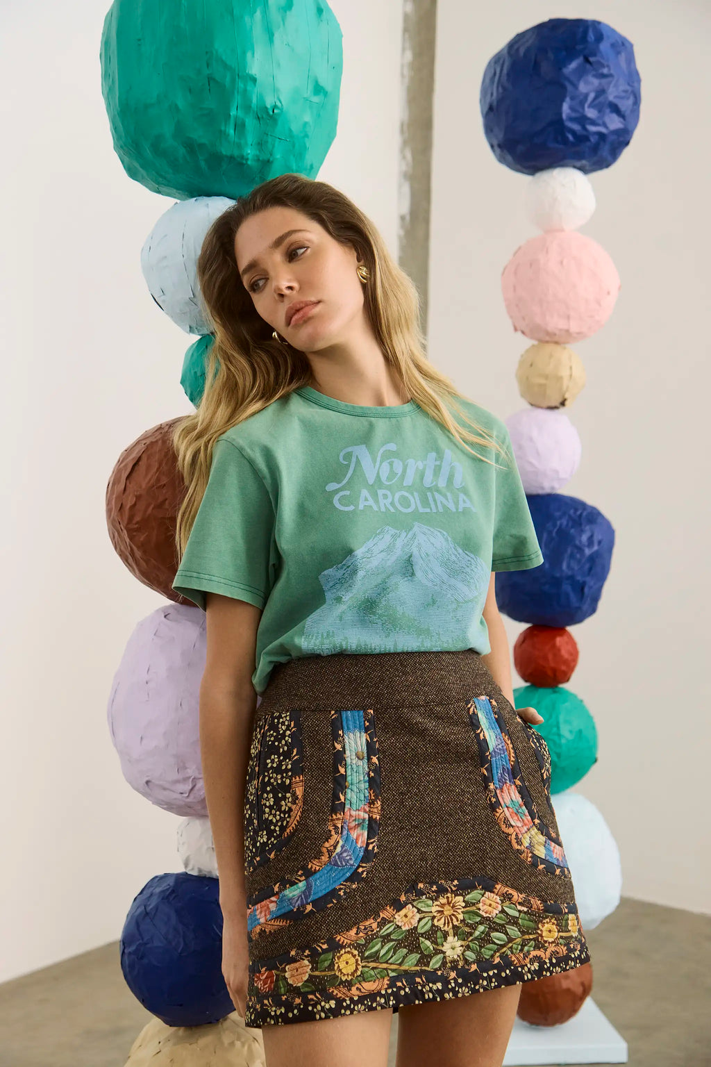 Schulte Skirt in High Country Tweed