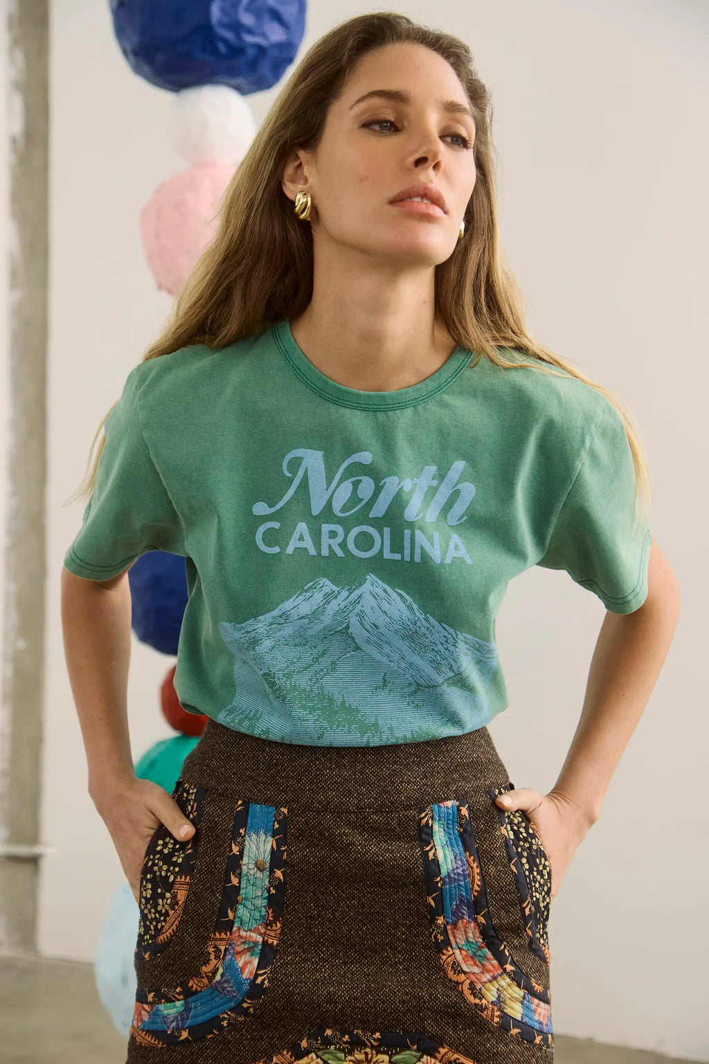 Schulte Skirt in High Country Tweed