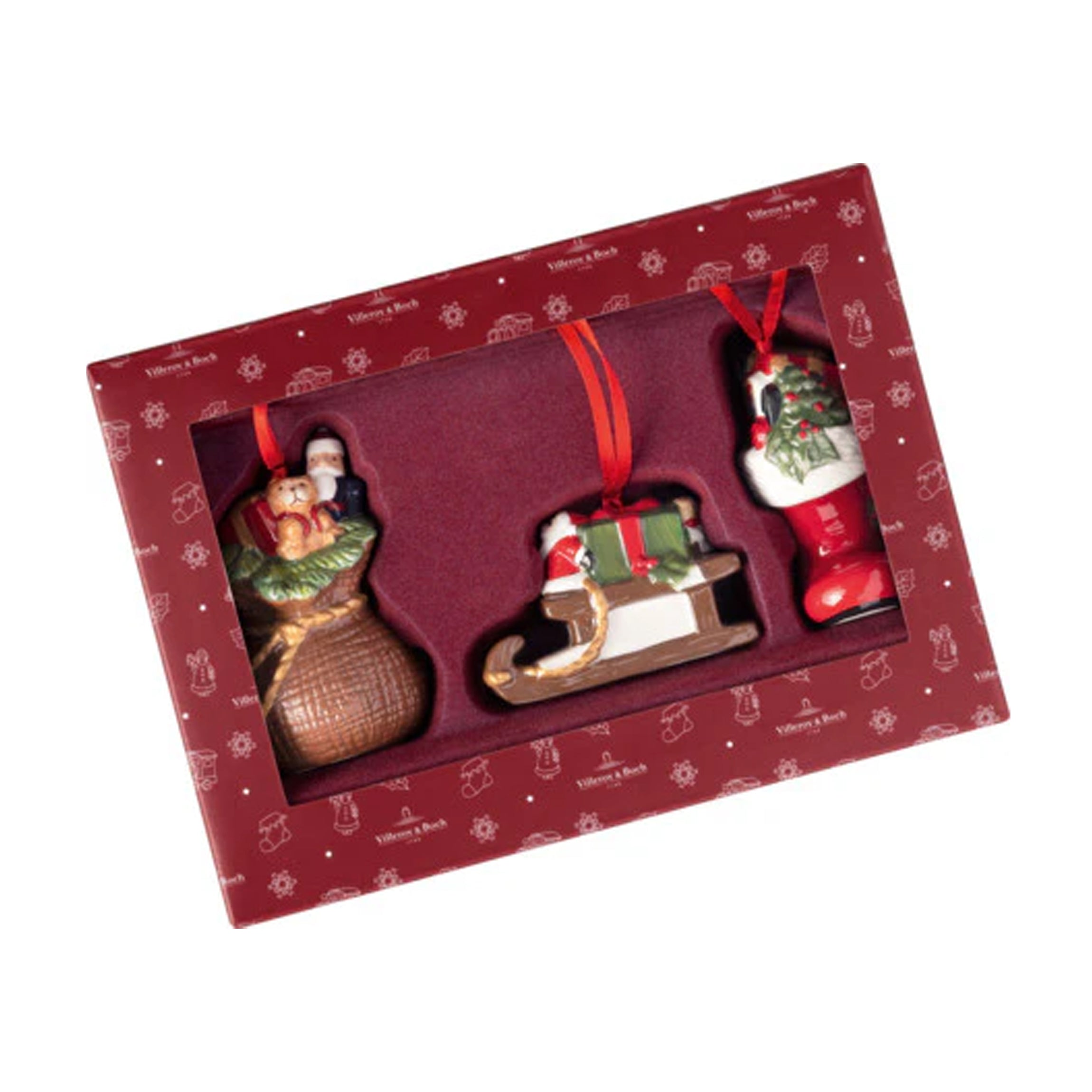 Nostalgic Ornaments Gifts Ornaments in Multi, Set of 3