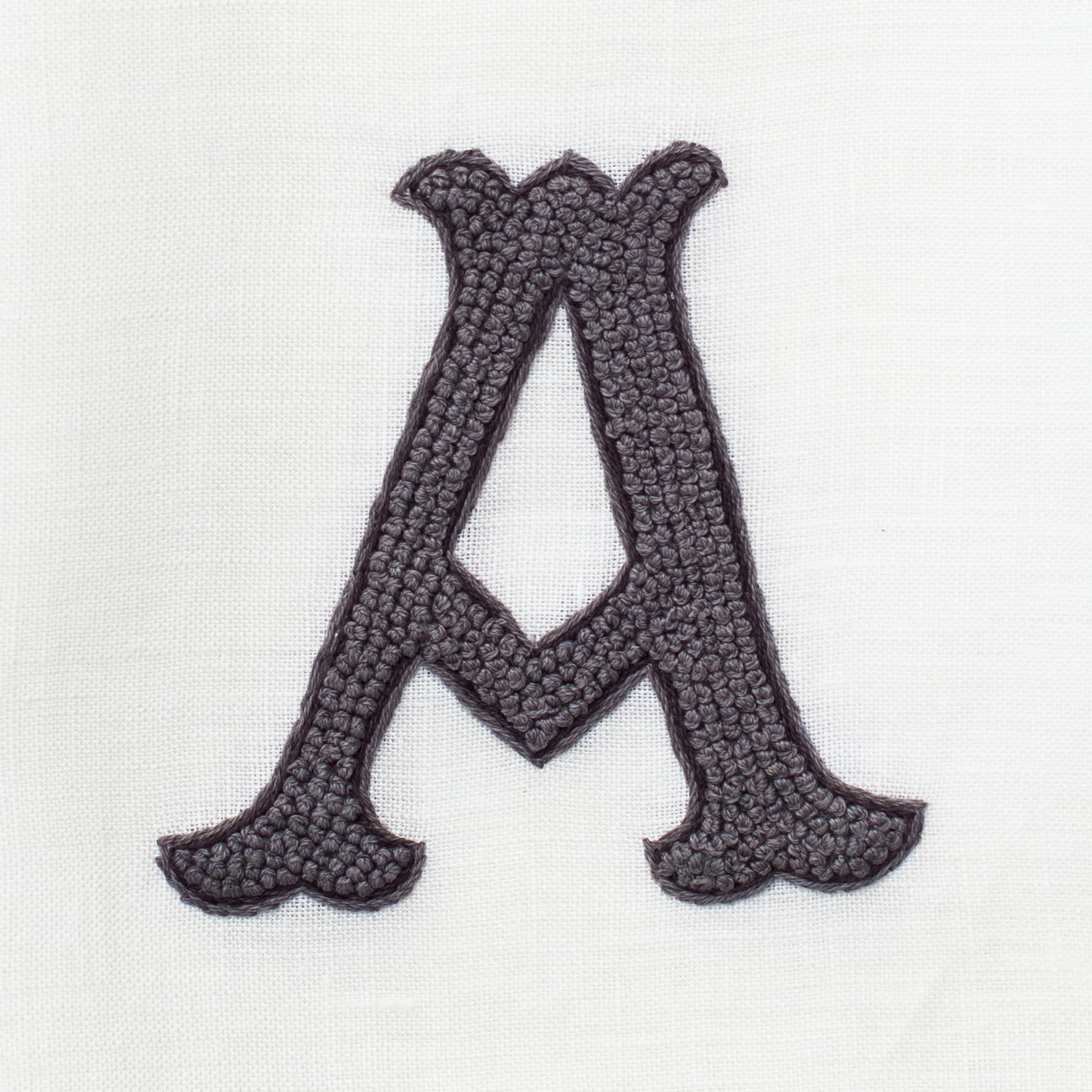 Henry Handwork Monogram Tissue Box Cover - Thumbnail 2