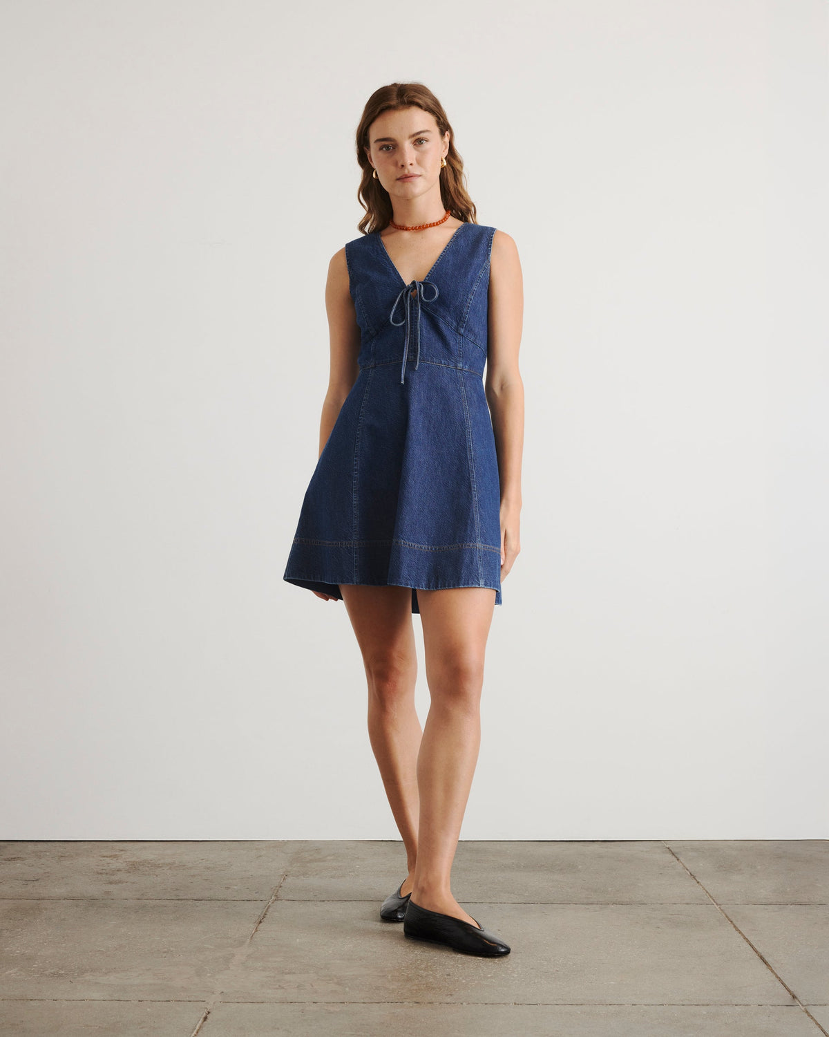 Nova Dress in Classic Indigo Blue