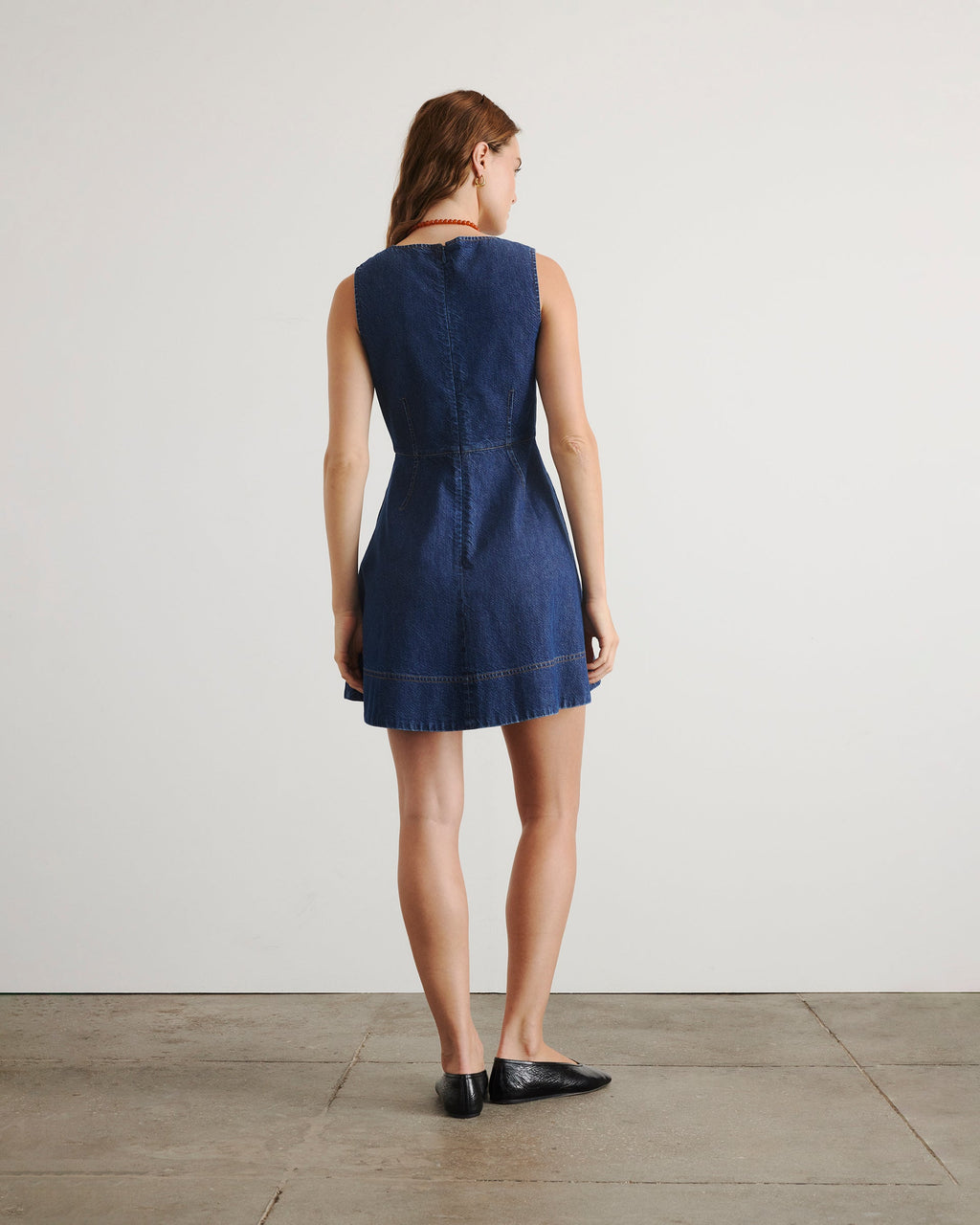 Nova Dress in Classic Indigo Blue