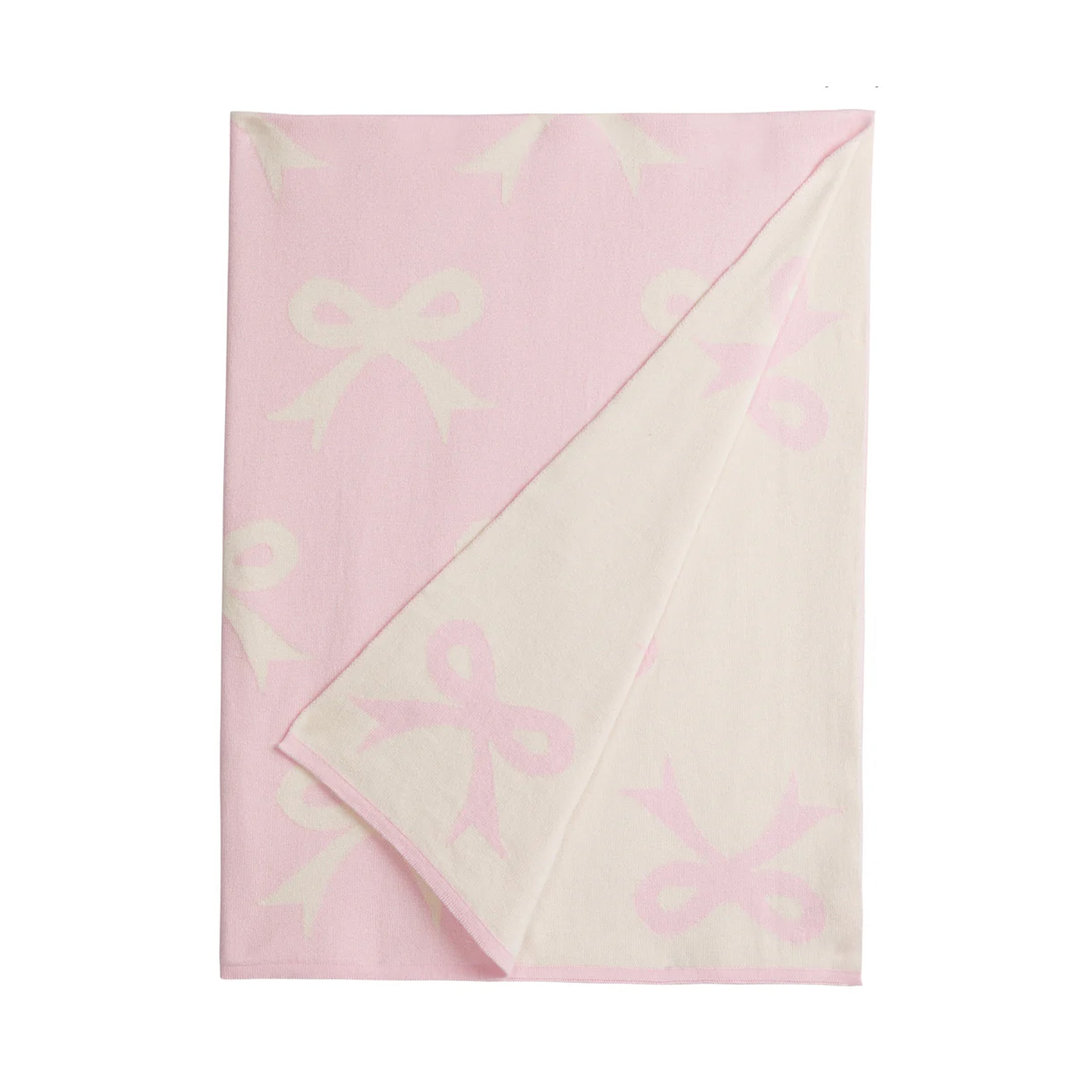 Nursery Blanket in Pink Bow