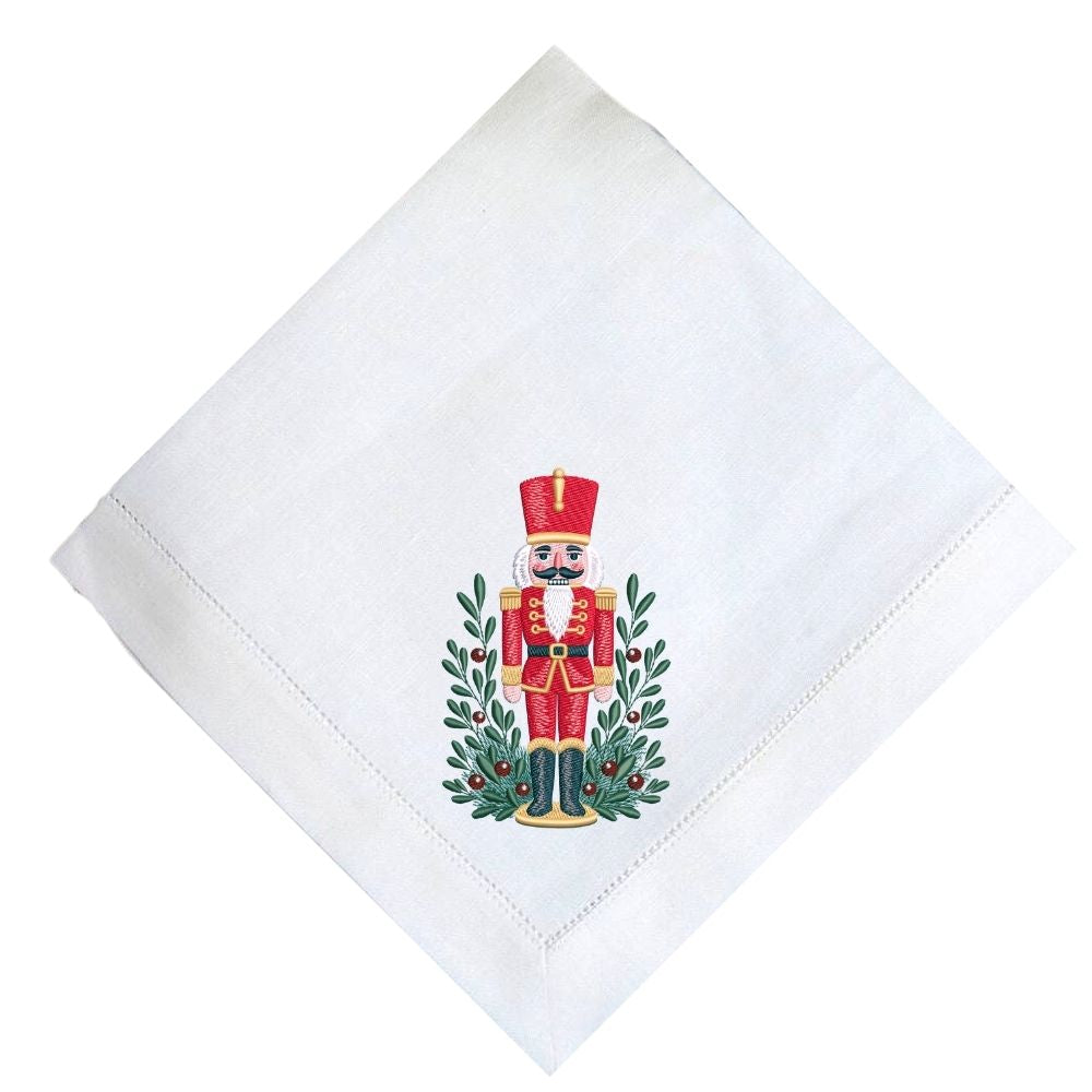 Linen Nutcracker Napkin, Set of 4