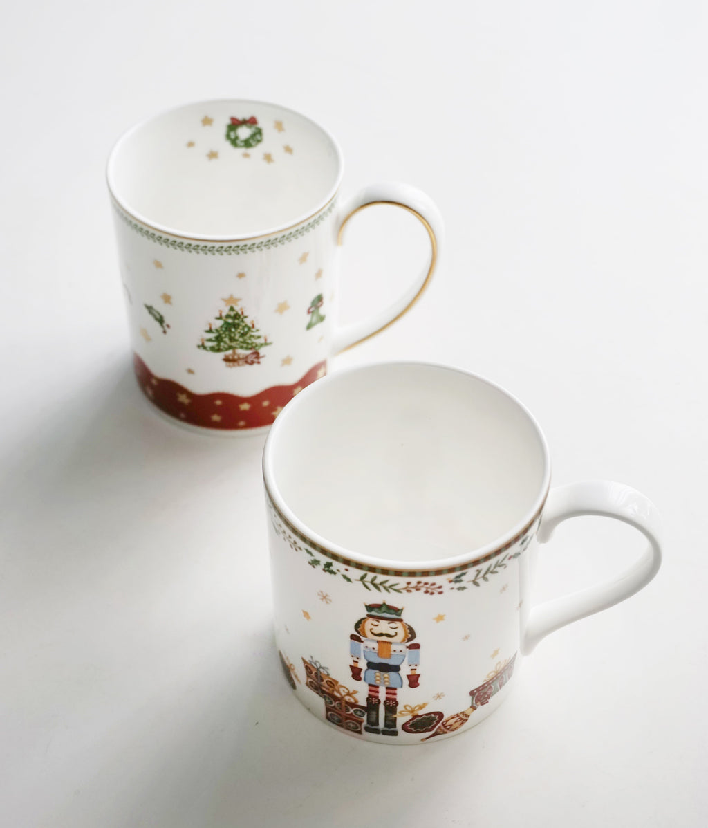 Prouna Nutcracker & My Noel Mugs Studio Photo