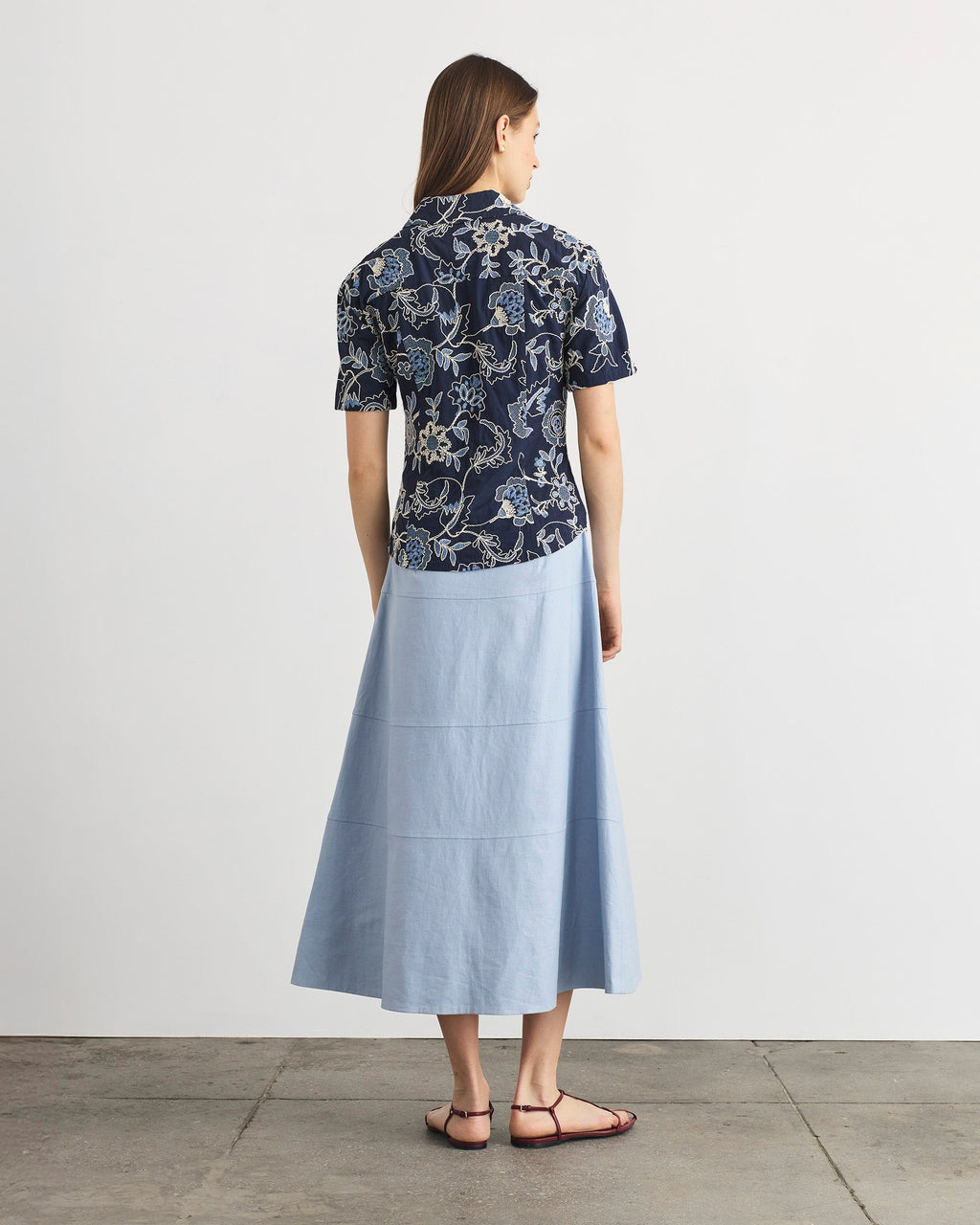 Oakley Top in Maritime Blue Multi