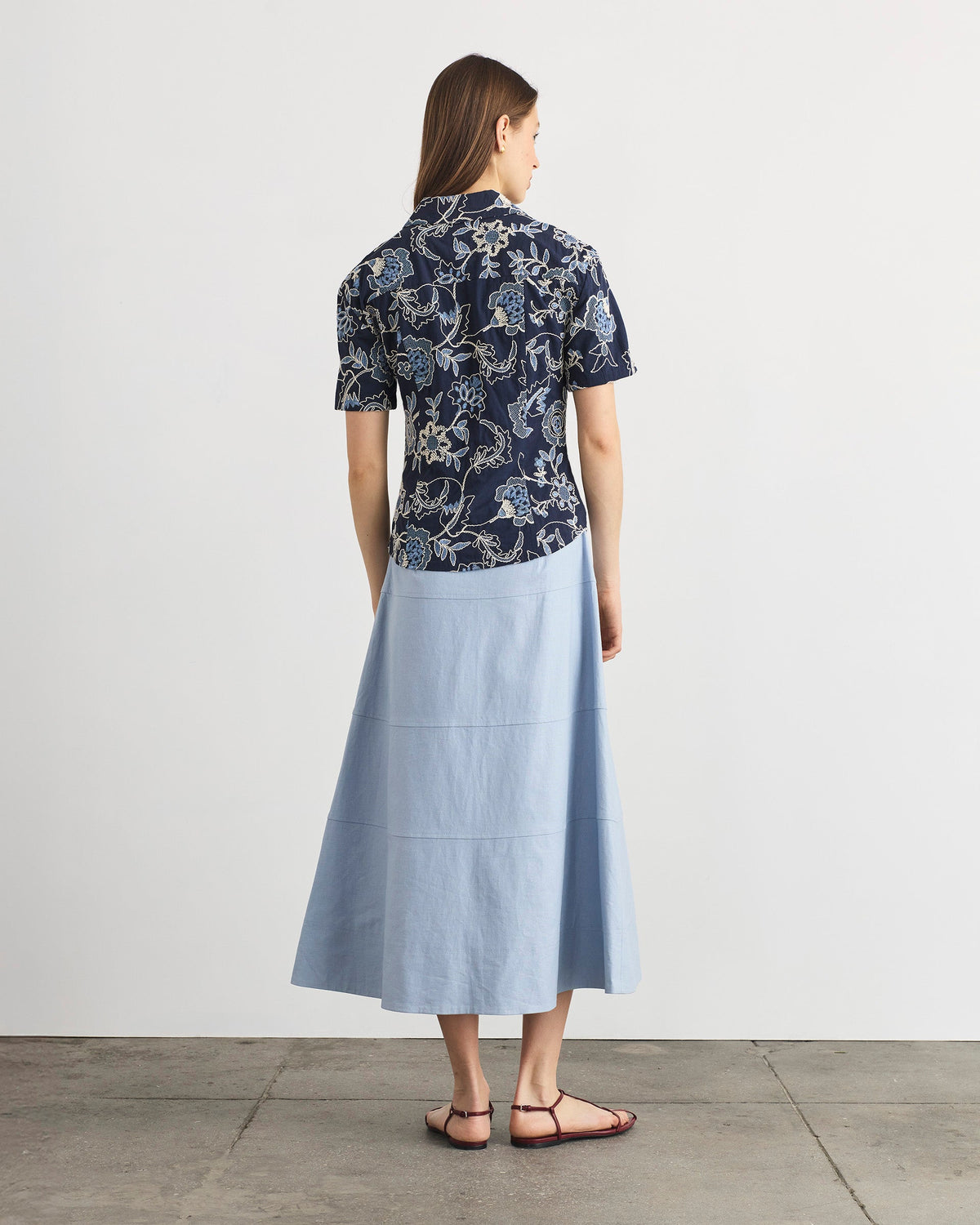 Oakley Top in Maritime Blue Multi