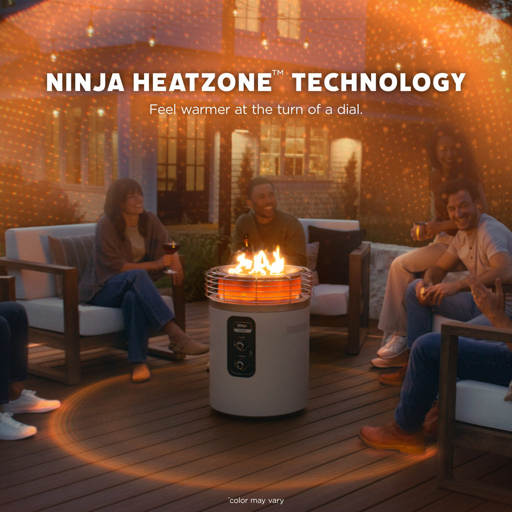 Ninja Fireside360 Outdoor Heater & Fire Pit, Black