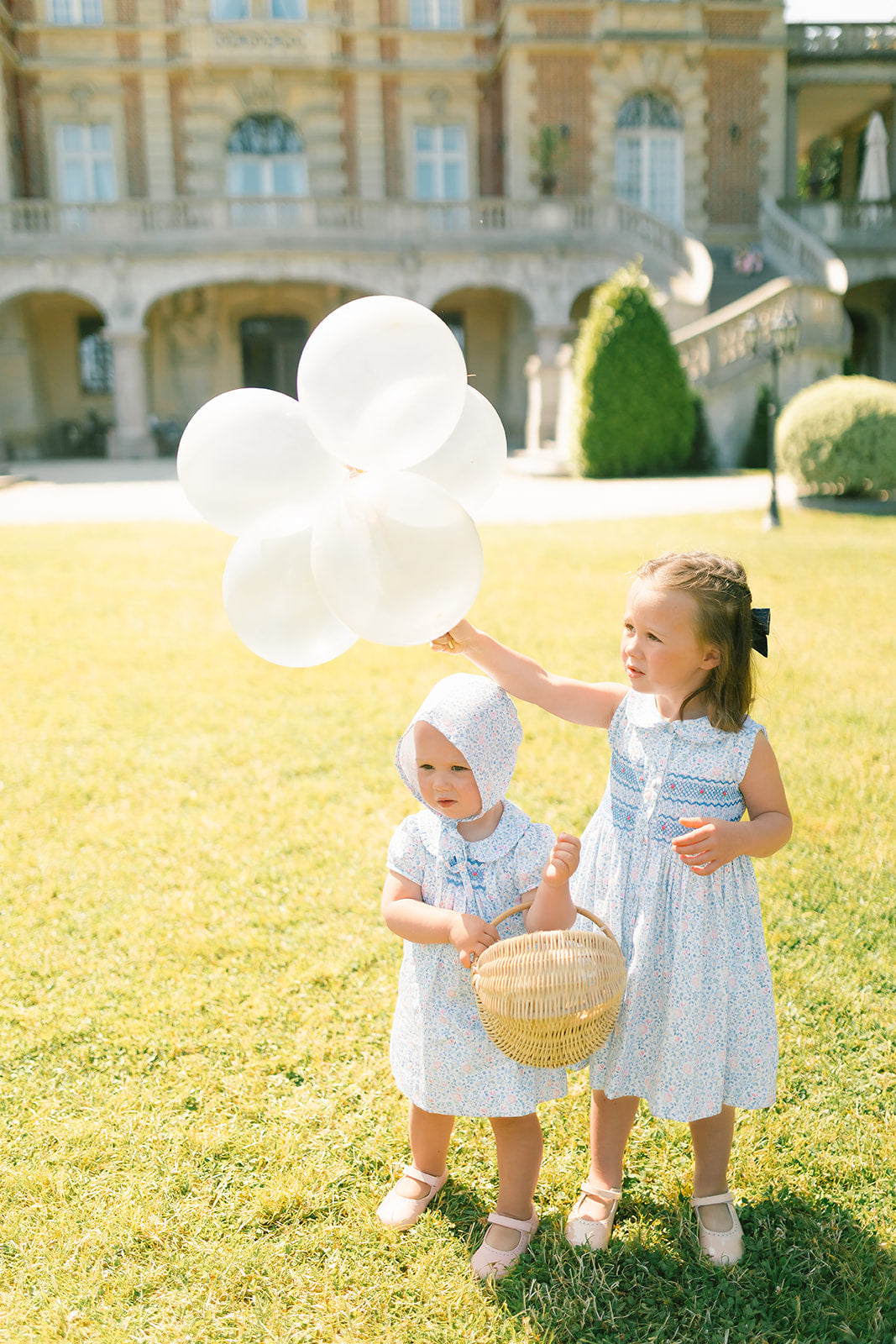Olympe Baby Set Floral Blue