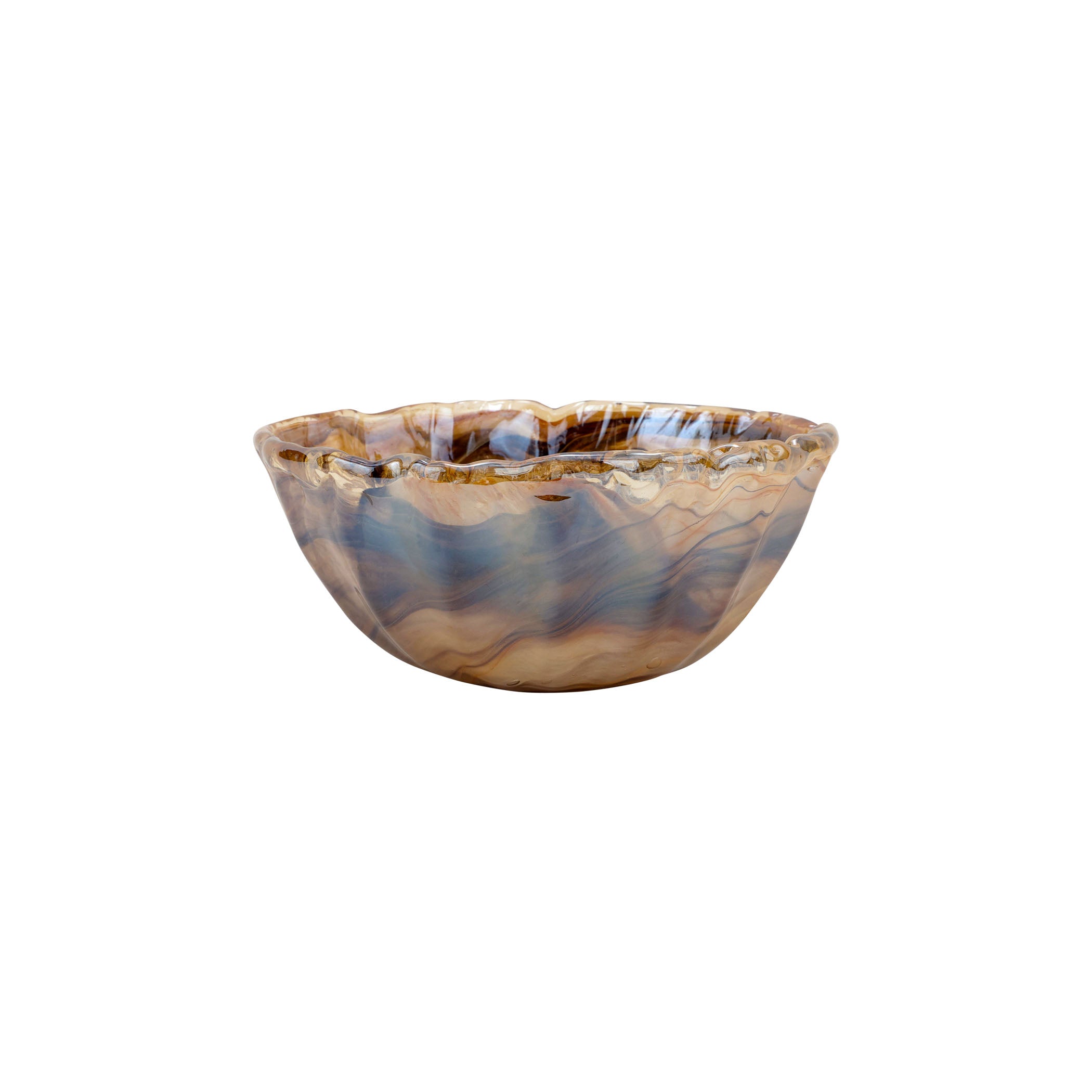 Onda Glass Small Bowl in Tortoiseshell