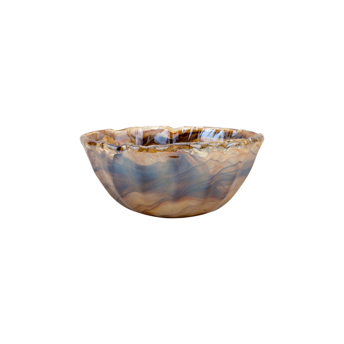 Onda Glass Small Bowl in Tortoiseshell