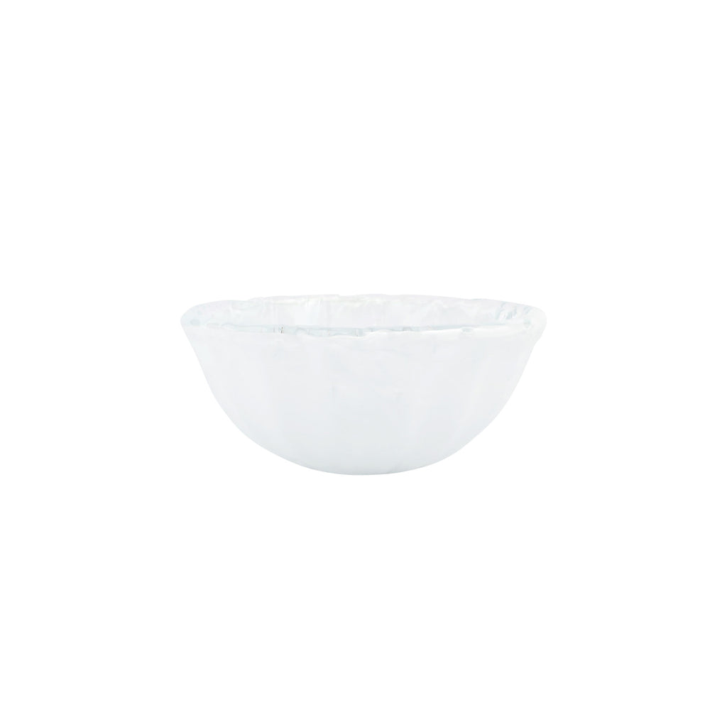 Onda Glass White Small Bowl in White