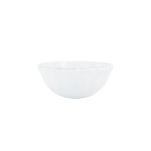 Onda Glass White Small Bowl in White