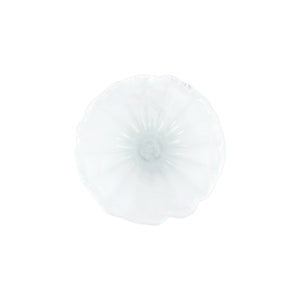 Onda Glass White Small Bowl in White