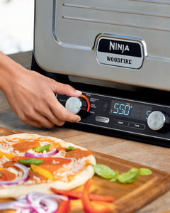 Woodfire 8-in-1 Outdoor Pizza Oven in Red