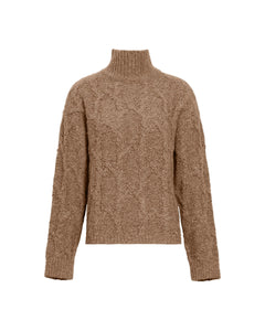 Opaline Sweater in Marled Camel