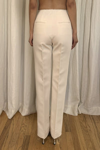 Ophelia Slim Leg Pant in Wool & Cotton