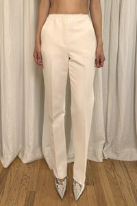 Ophelia Slim Leg Pant in Wool & Cotton