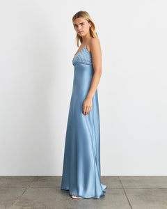 Ophelia Dress in Shadow Blue