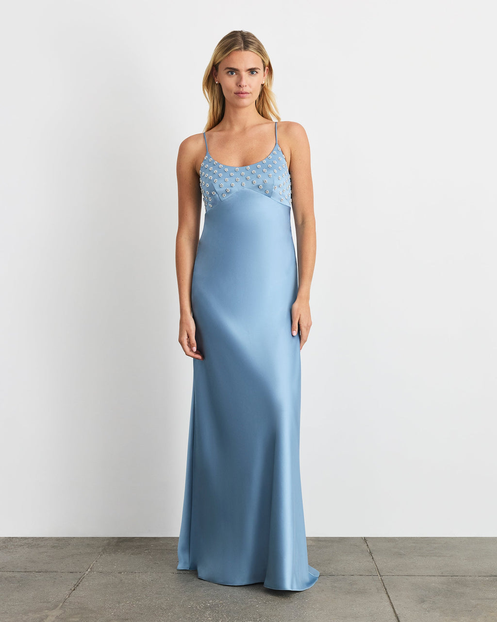 Ophelia Dress in Shadow Blue