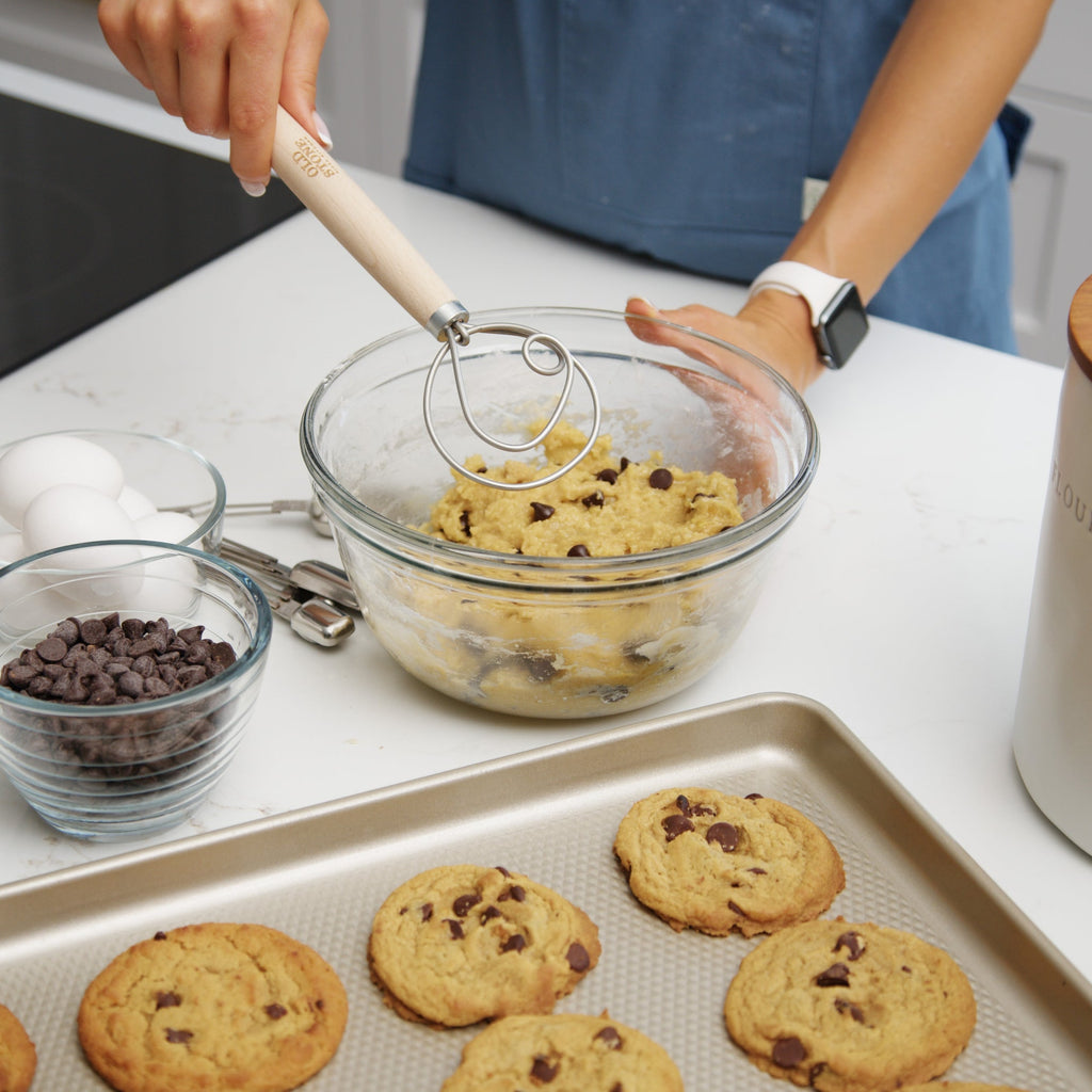 Dough Whisk in Natural