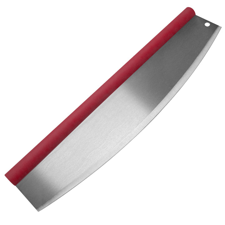 Pizza Rocker with Comfort Grip Handle in Red