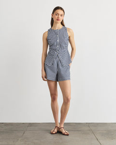 Oscar Top in Maritime Blue Multi