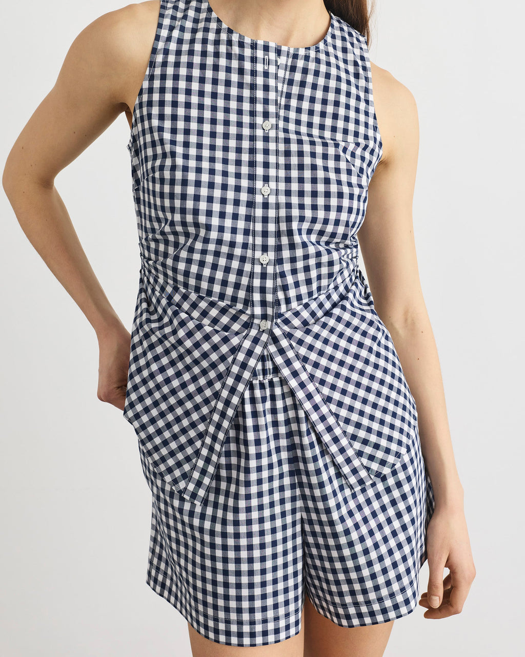 Oscar Top in Maritime Blue Multi