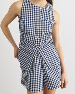 Oscar Top in Maritime Blue Multi