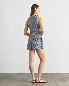 Oscar Top in Maritime Blue Multi