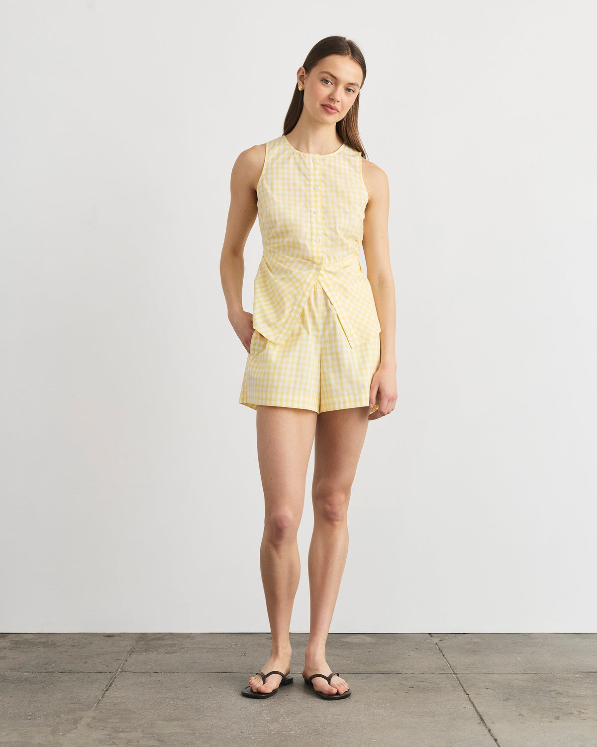 Oscar Top in Lemon Meringue Multi
