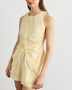 Oscar Top in Lemon Meringue Multi
