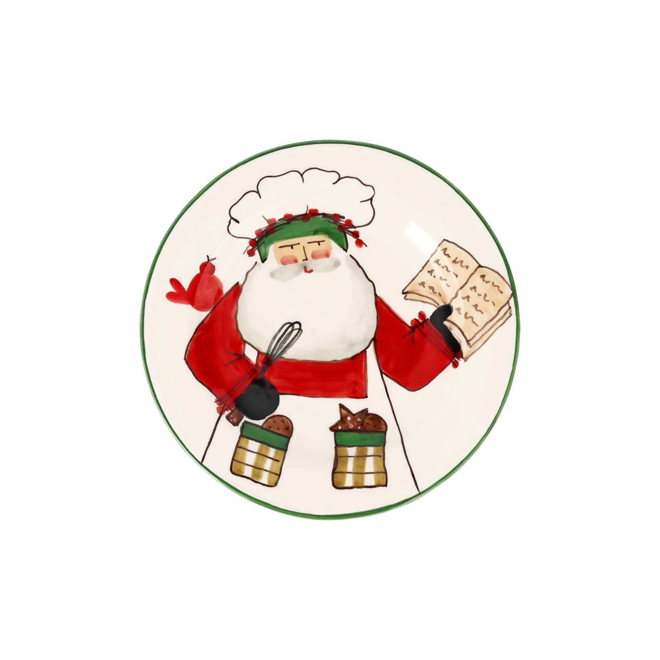 Old St. Nick 2025 Limited Edition Salad Plate in Red