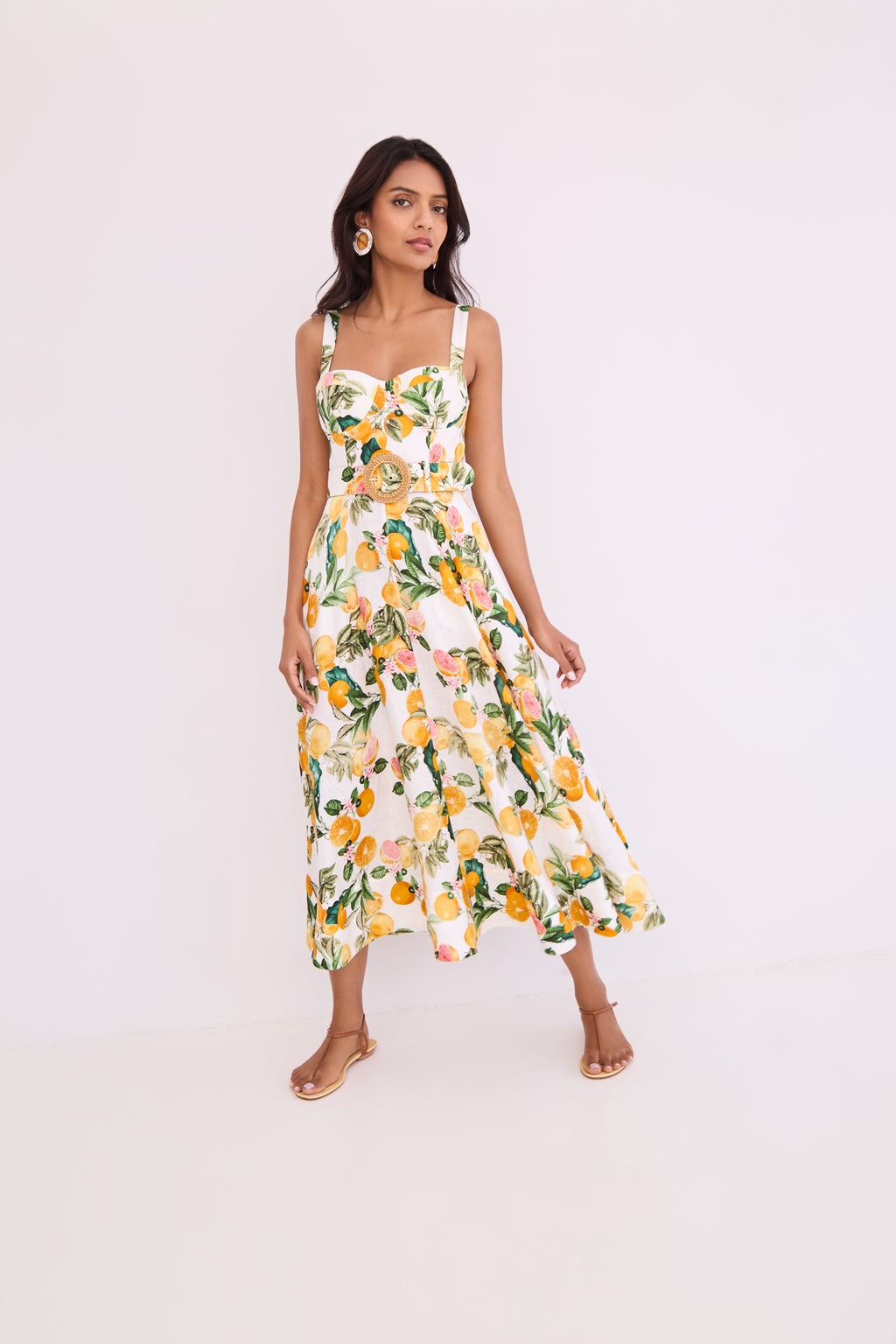 Calypso Dress in Cara Cara Citrus