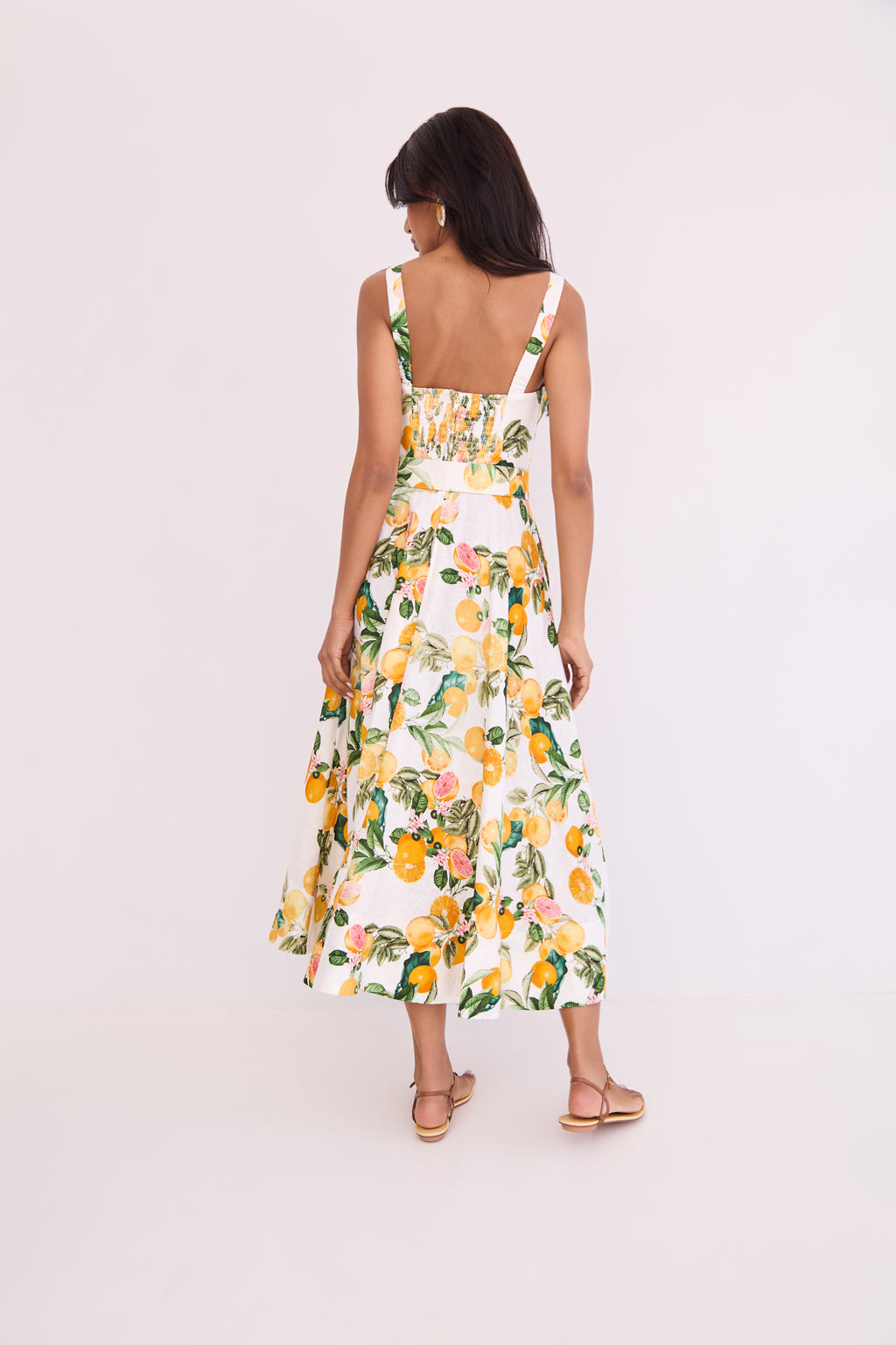 Calypso Dress in Cara Cara Citrus