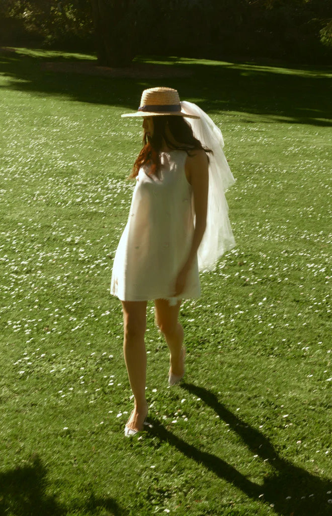 OTM Exclusive: Mattie Dress in Pearly White