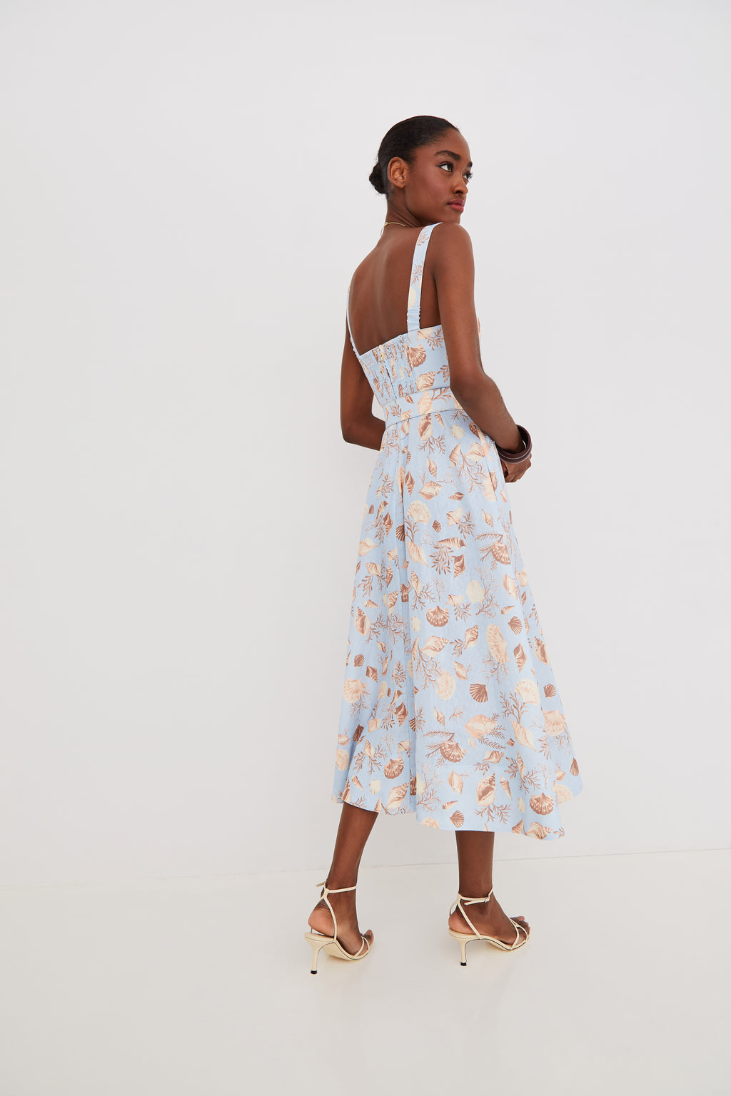 Calypso Dress in Seashell Sky
