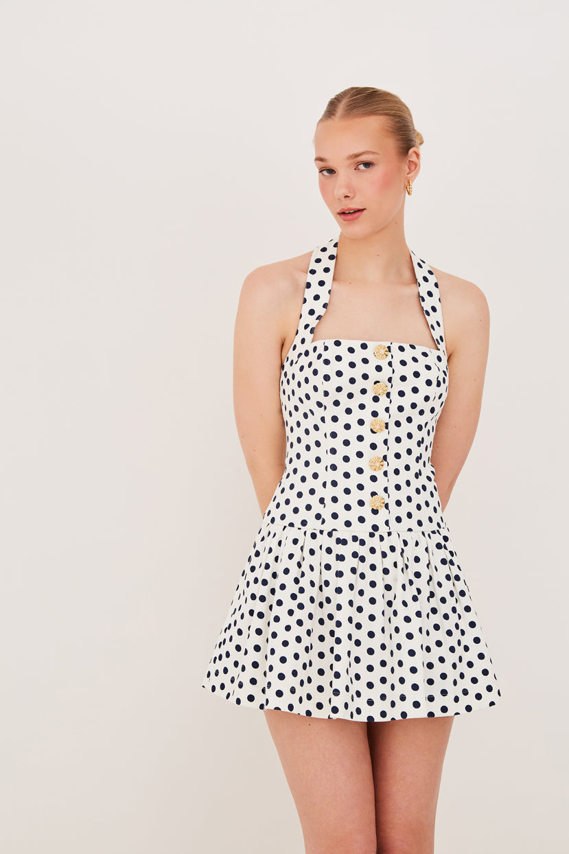 Felicity Mini Dress in Joelle Dot