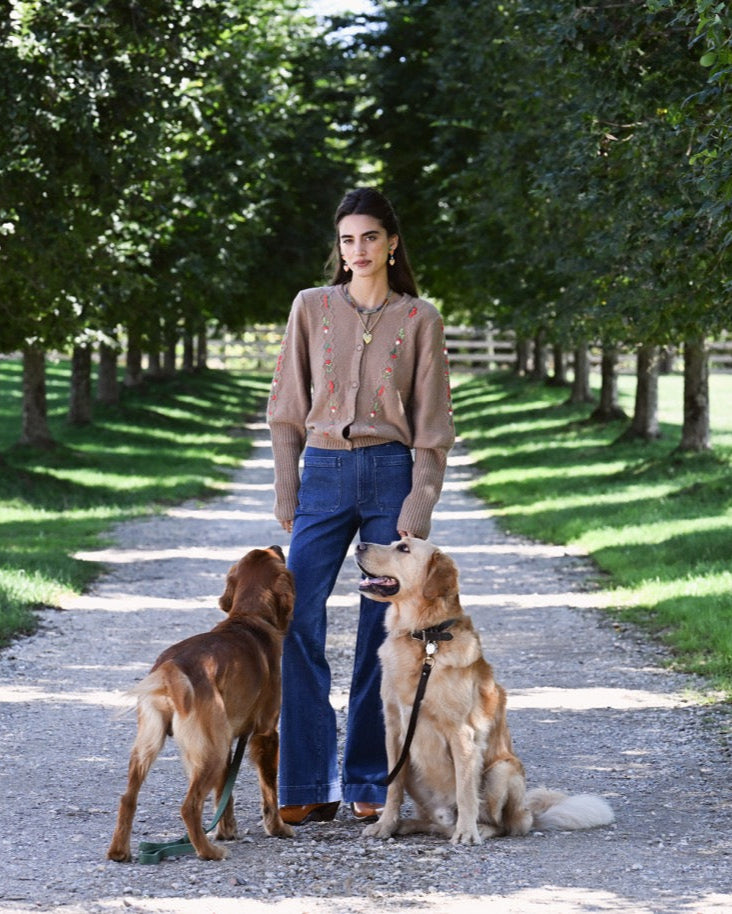 Nicole Pant in Classic Indigo Blue